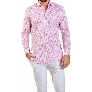 NEW MASUTTO perla long sleeve button shirt in pink